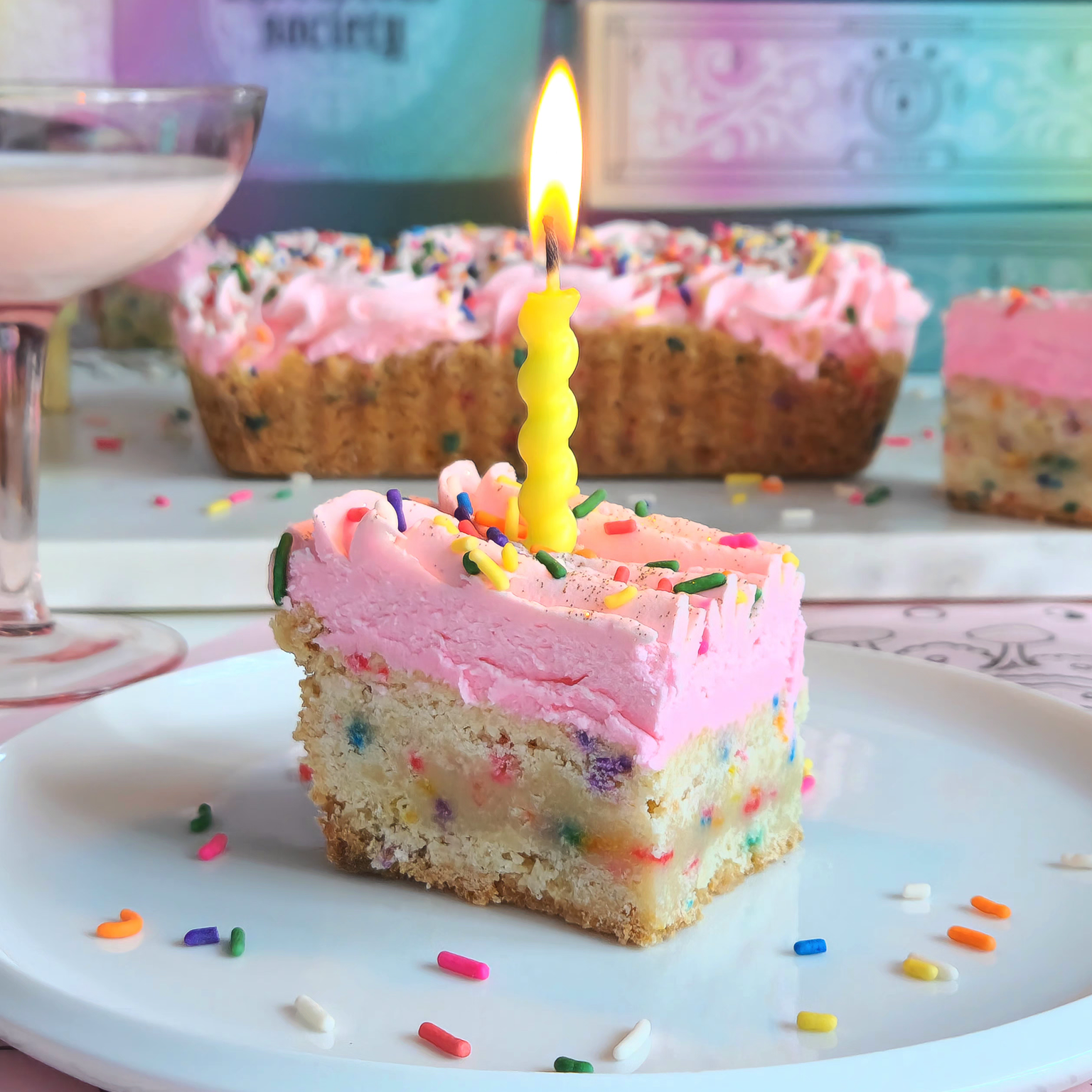 Birthday Baby Buttercream Shortbread