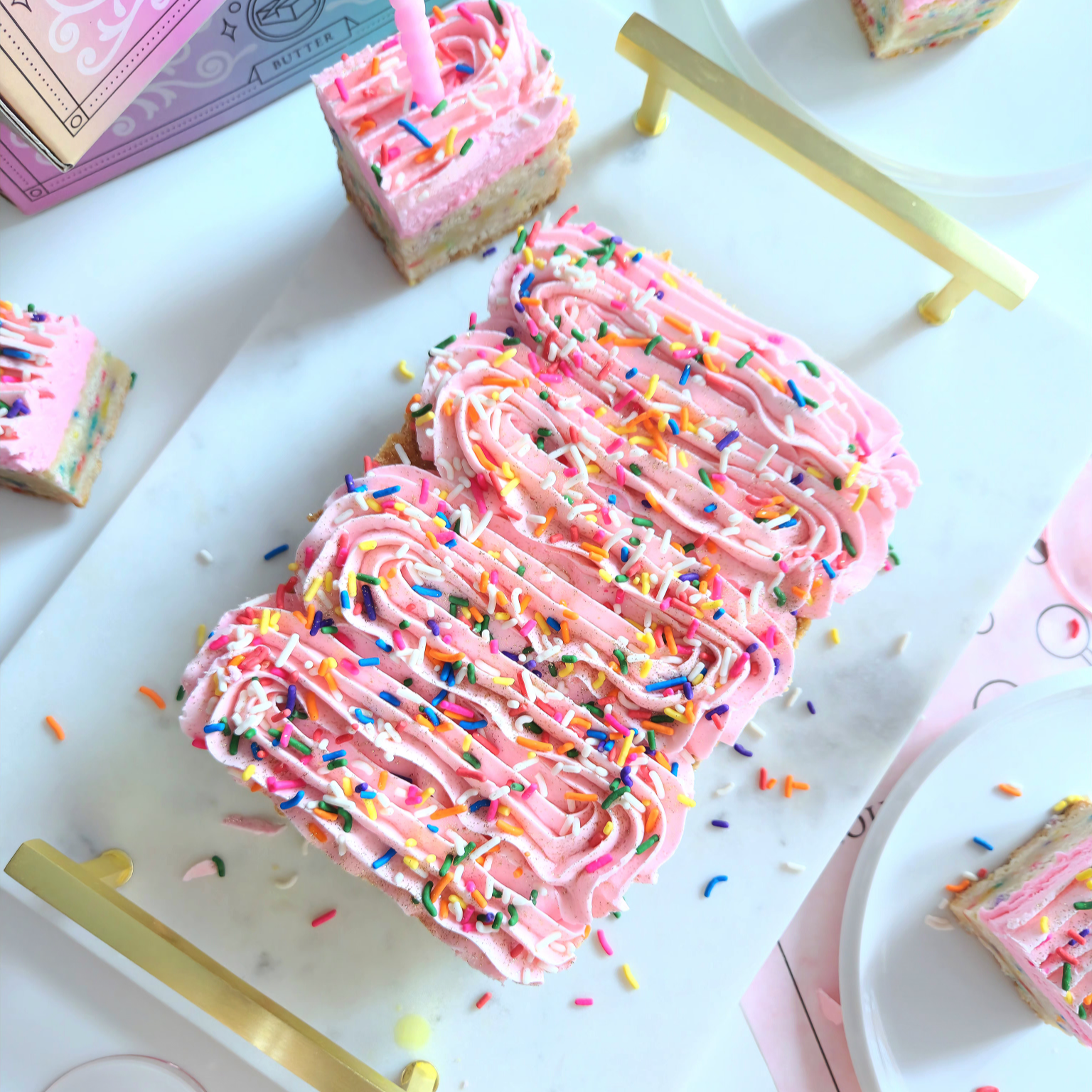 Birthday Baby Buttercream Shortbread