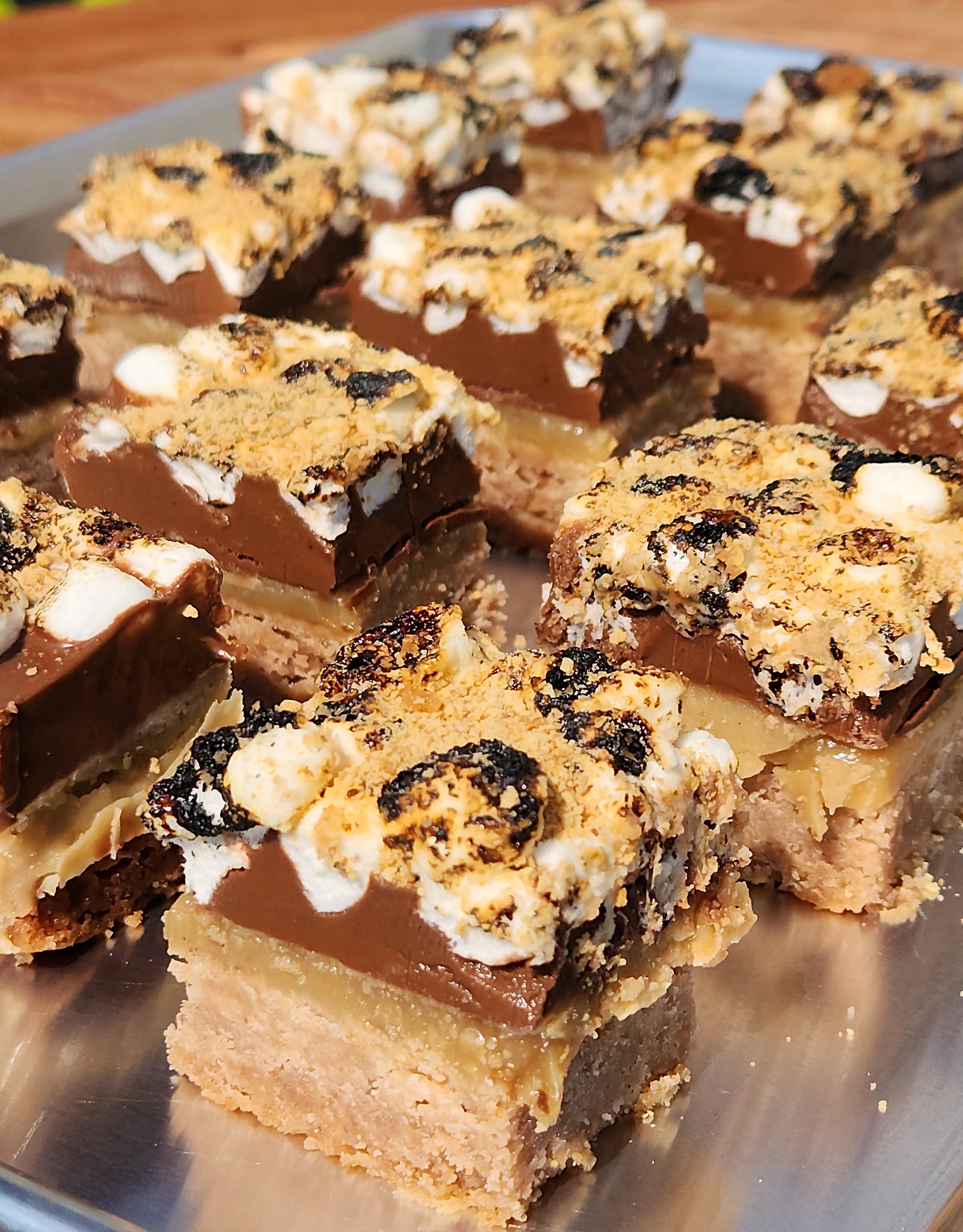 S'mores Millionaire's Shortbread