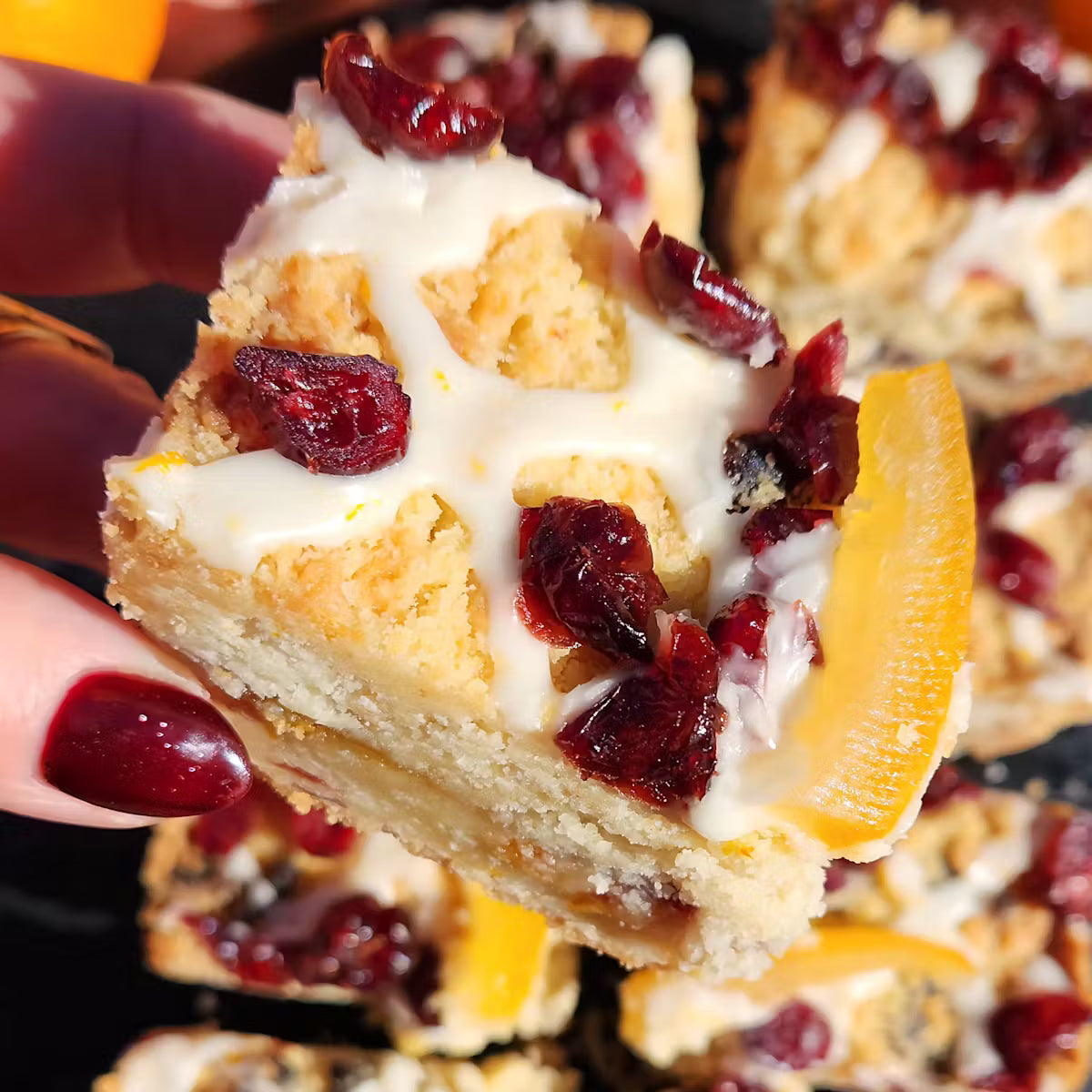 Cranberry Marmalade Shortbread