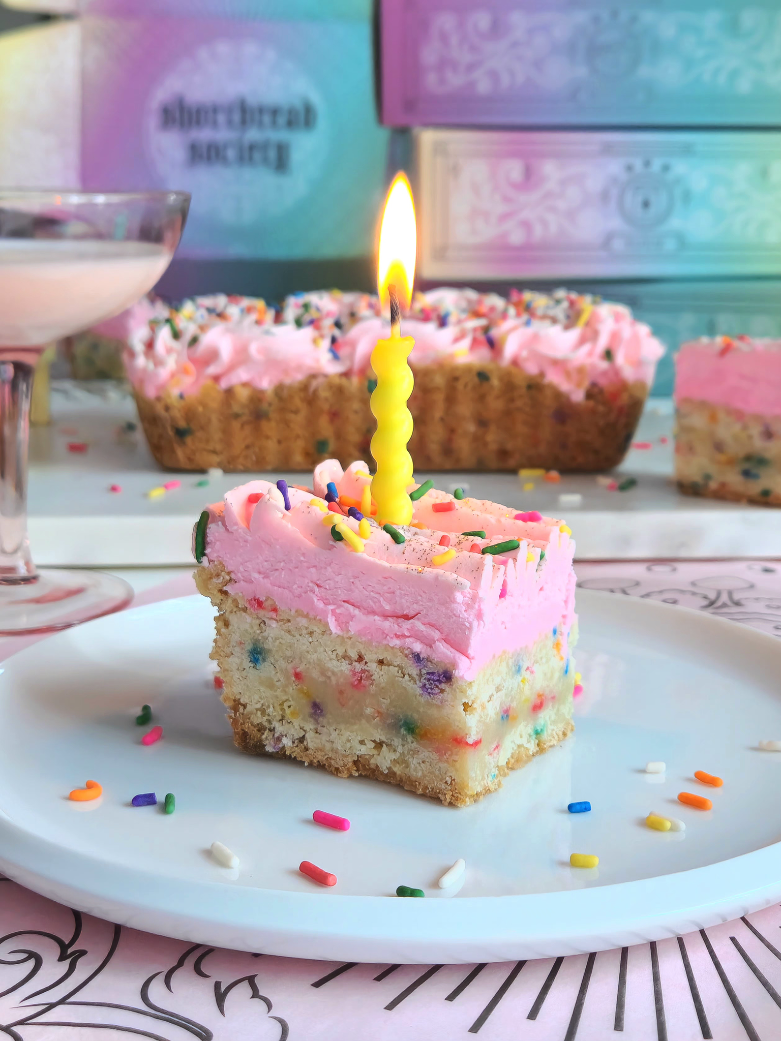 Birthday Baby Buttercream Shortbread