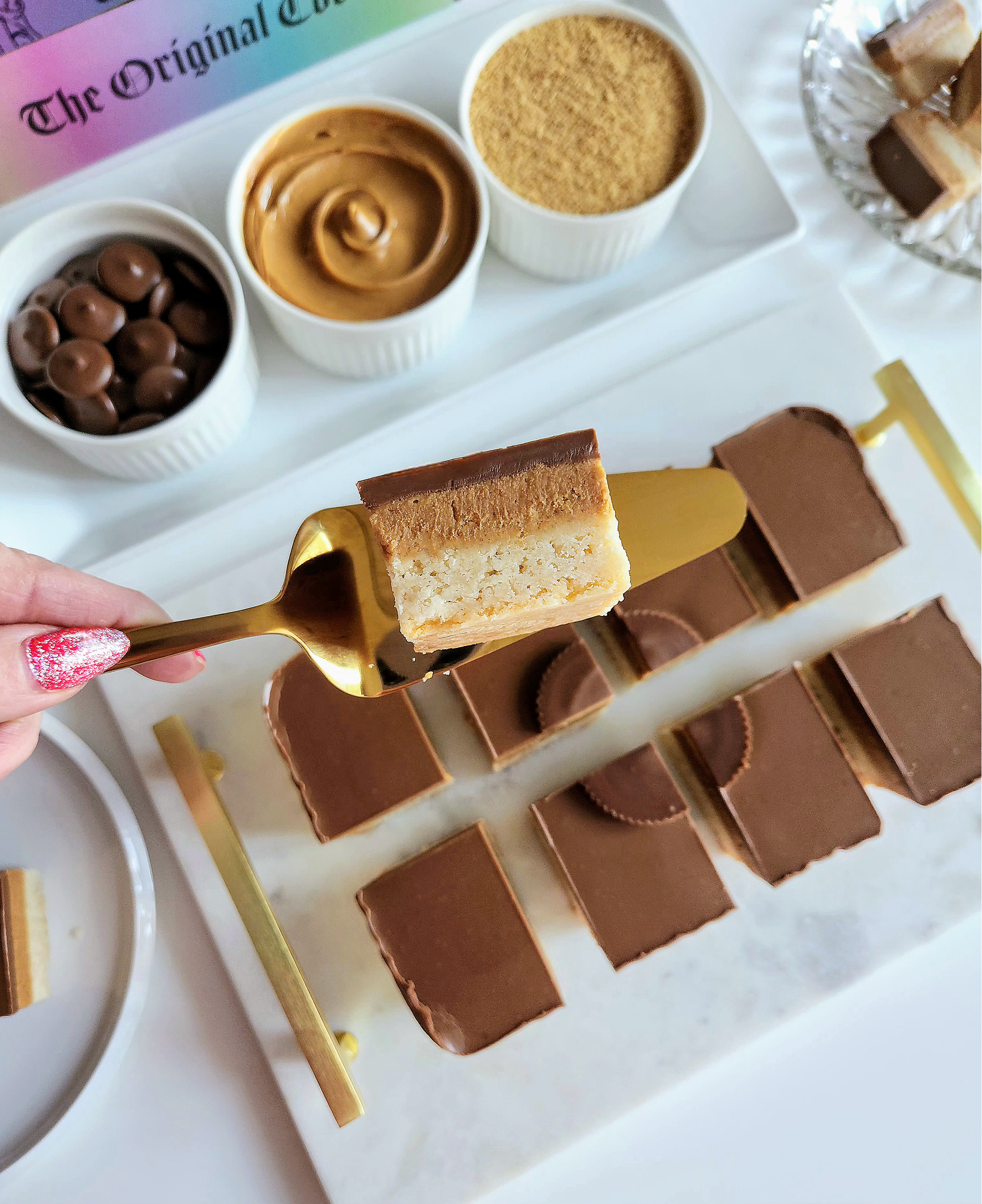 Peanut Butter Cup Shortbread