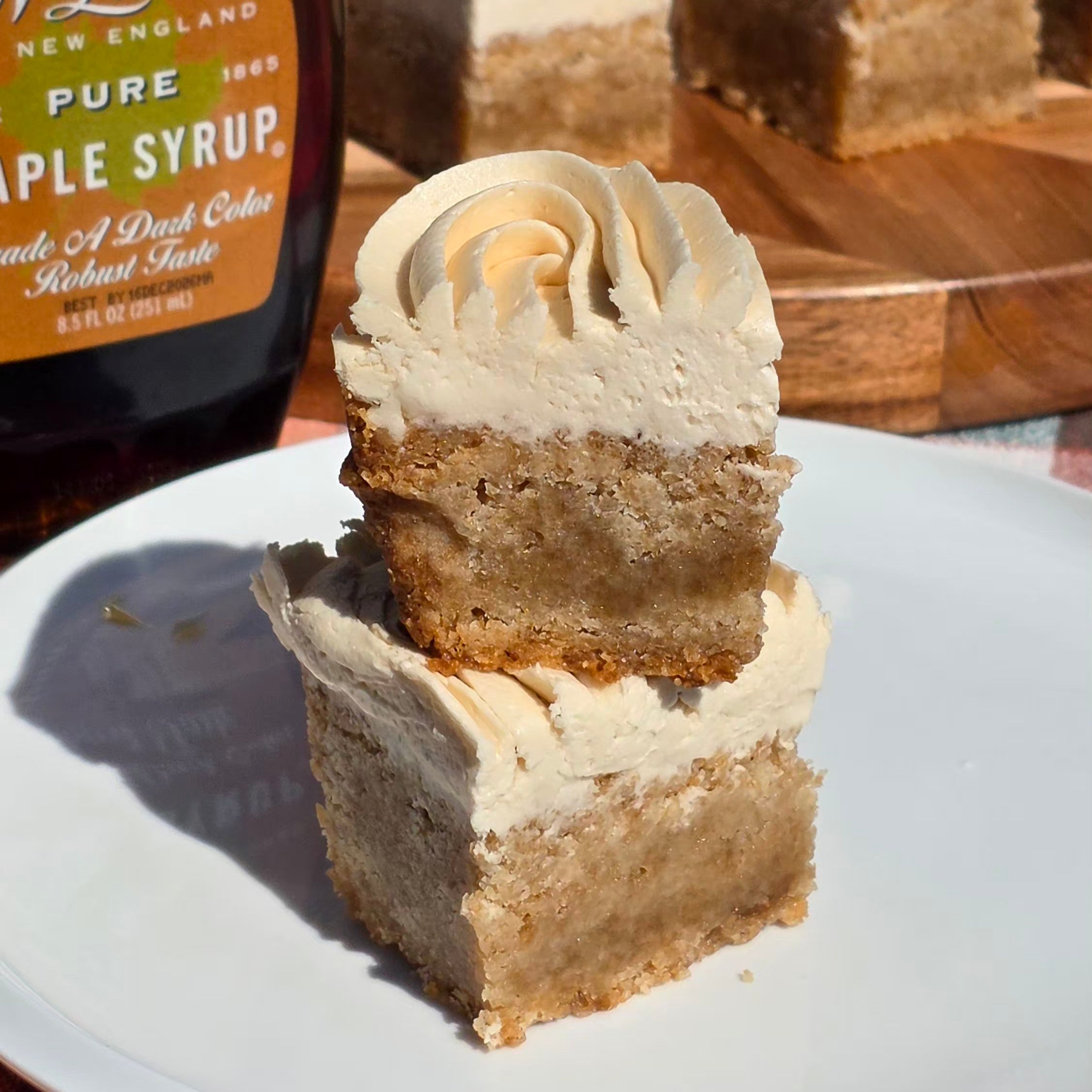 Maple Buttercream Shortbread