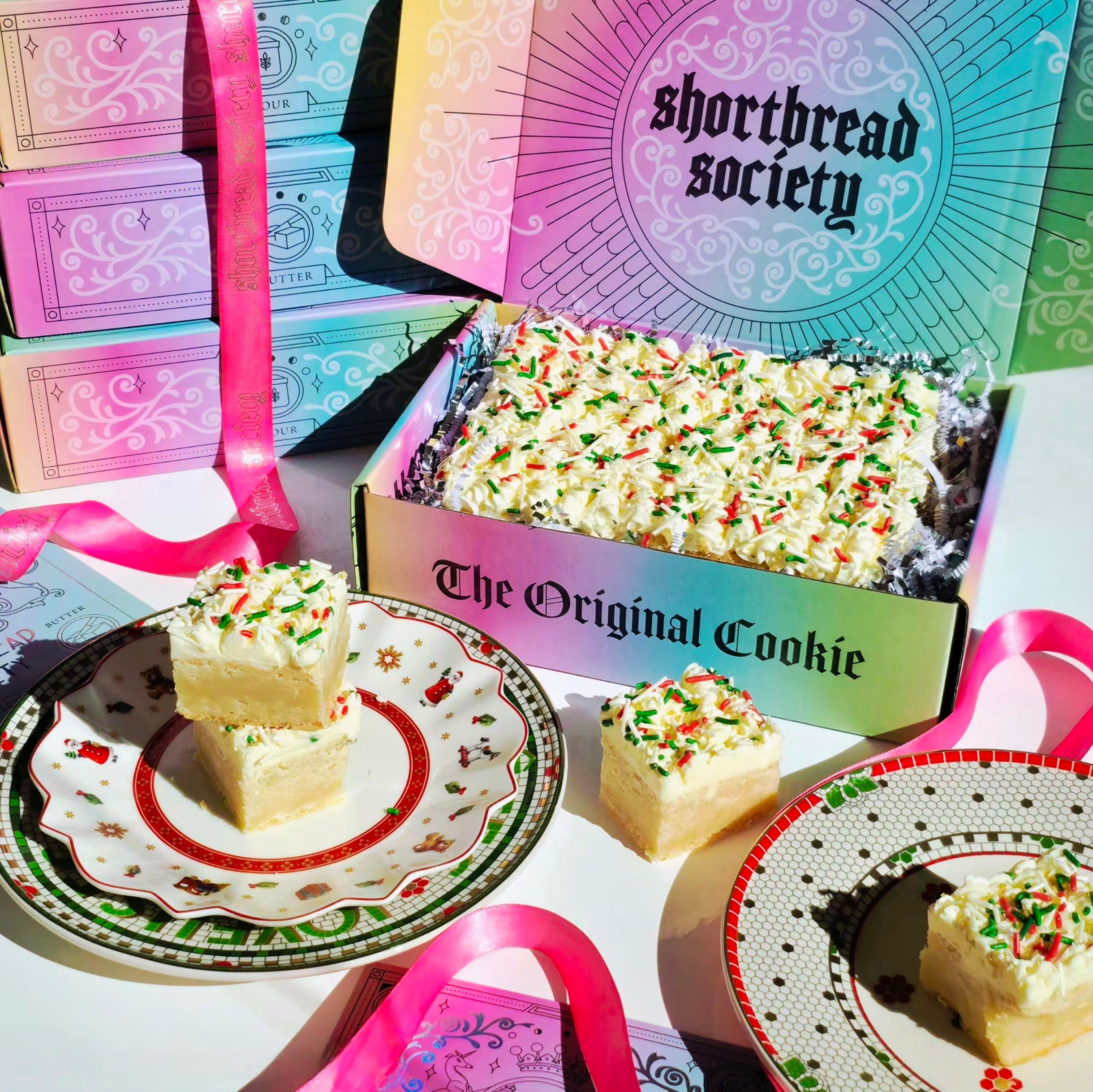 Sugar Cookie Buttercream Shortbread