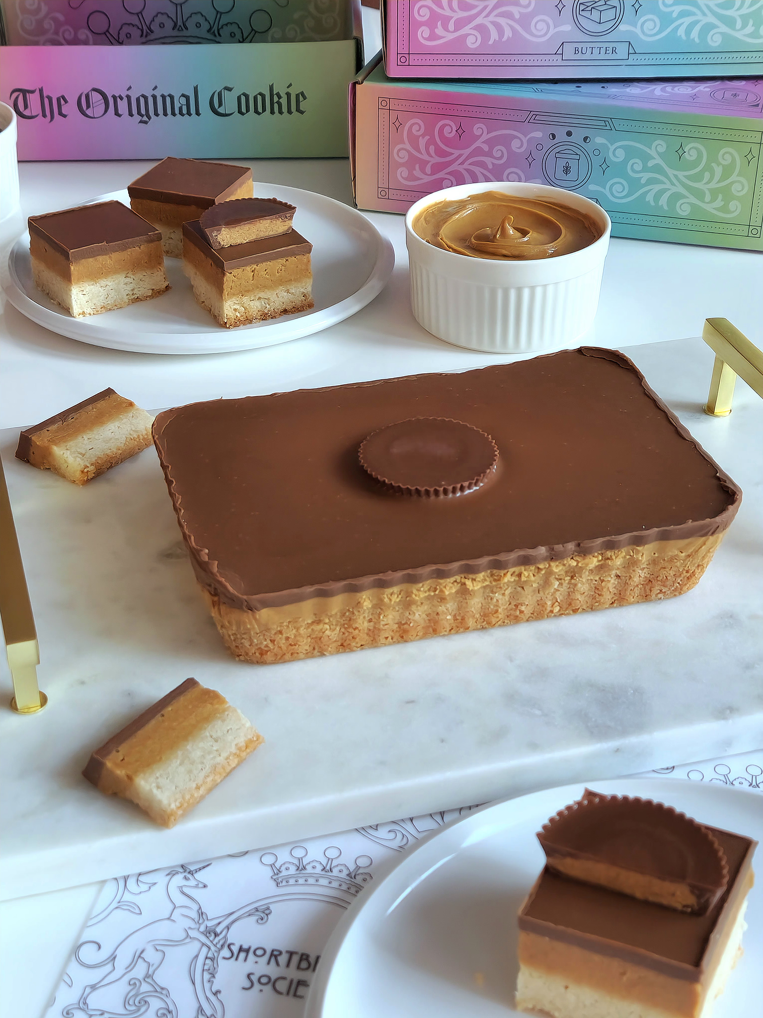 Peanut Butter Cup Shortbread