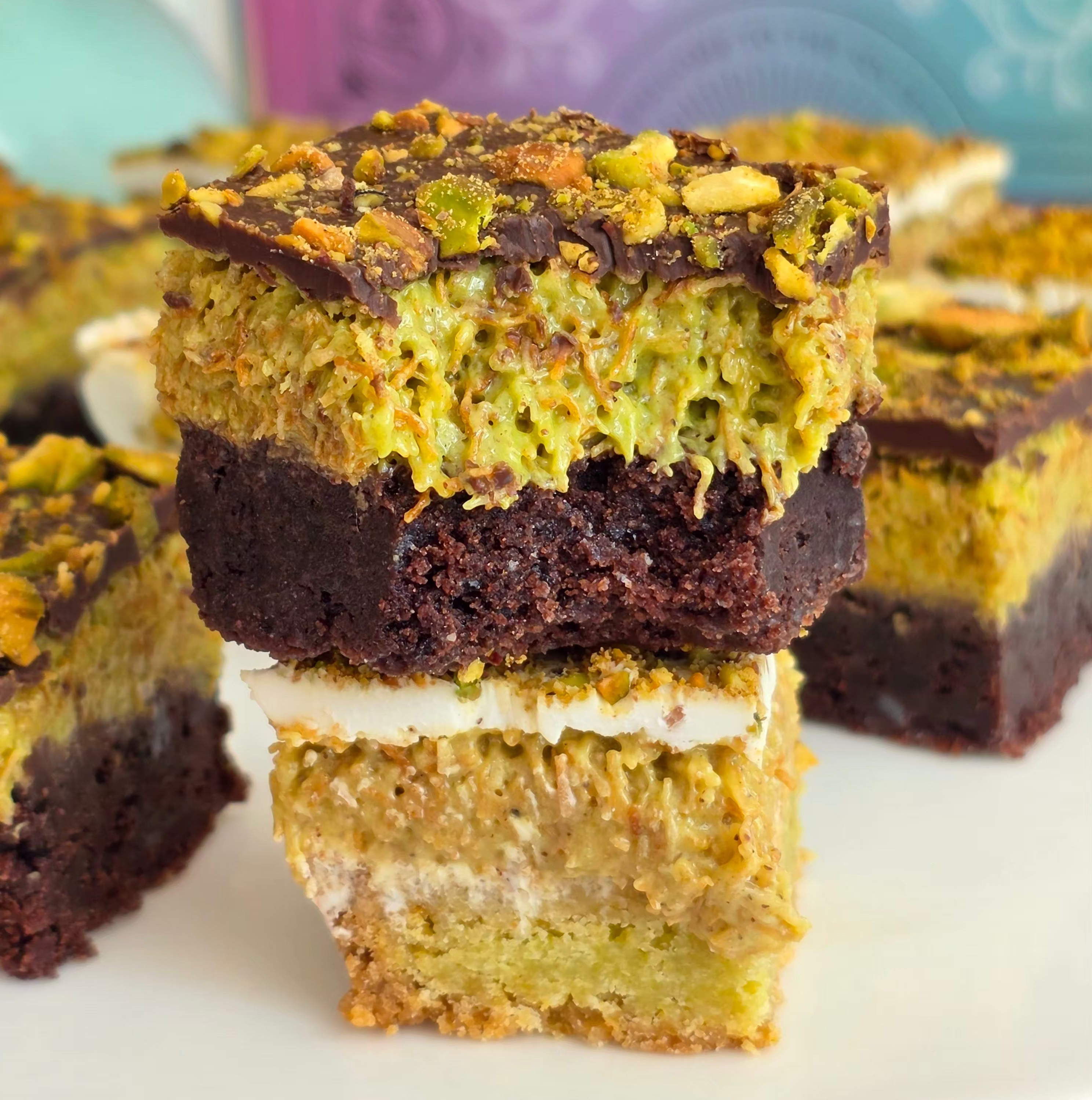 Dubai Pistachio Chocolate Bar Shortbread