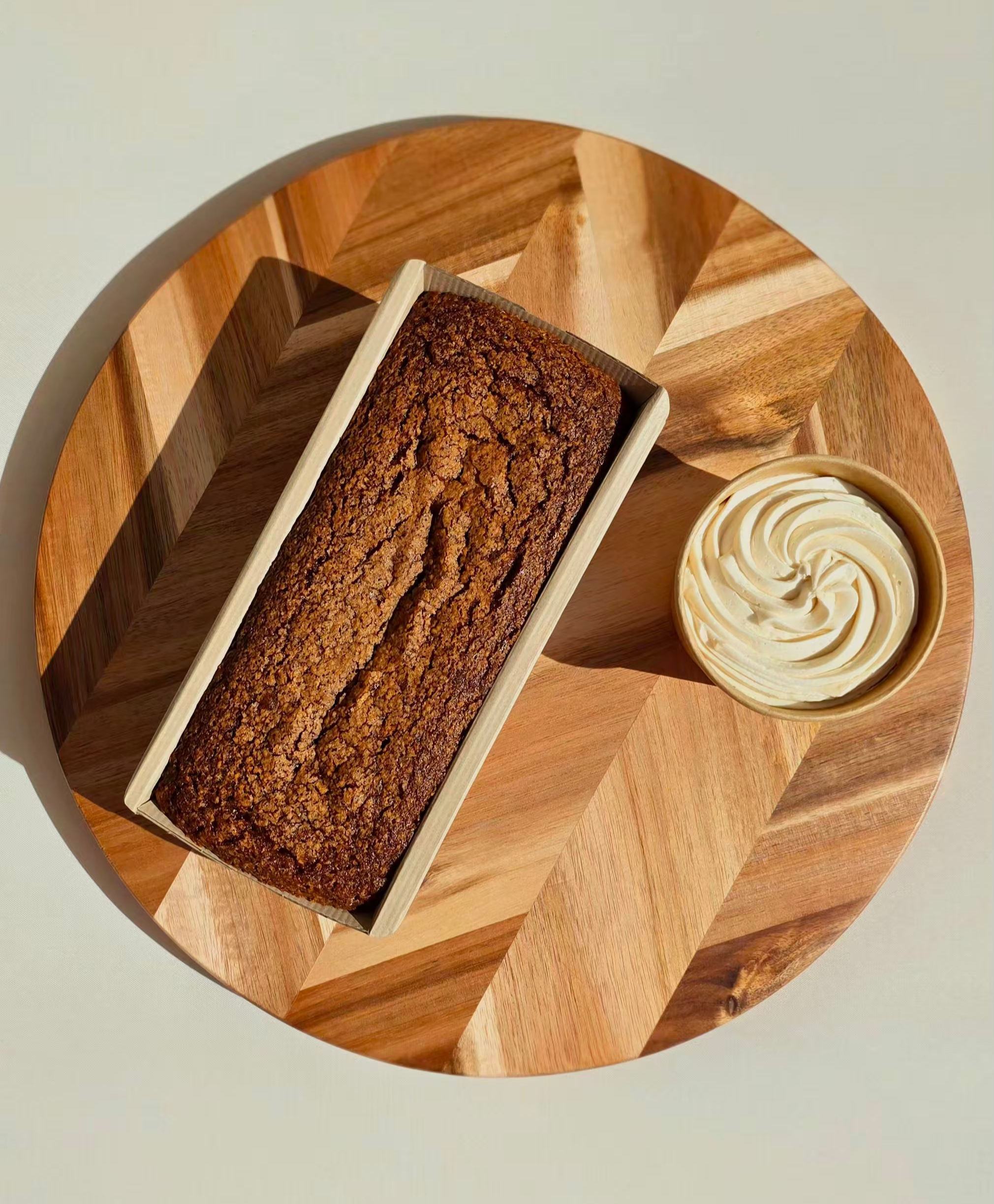 Pumpkin Loaf & Maple Buttercream