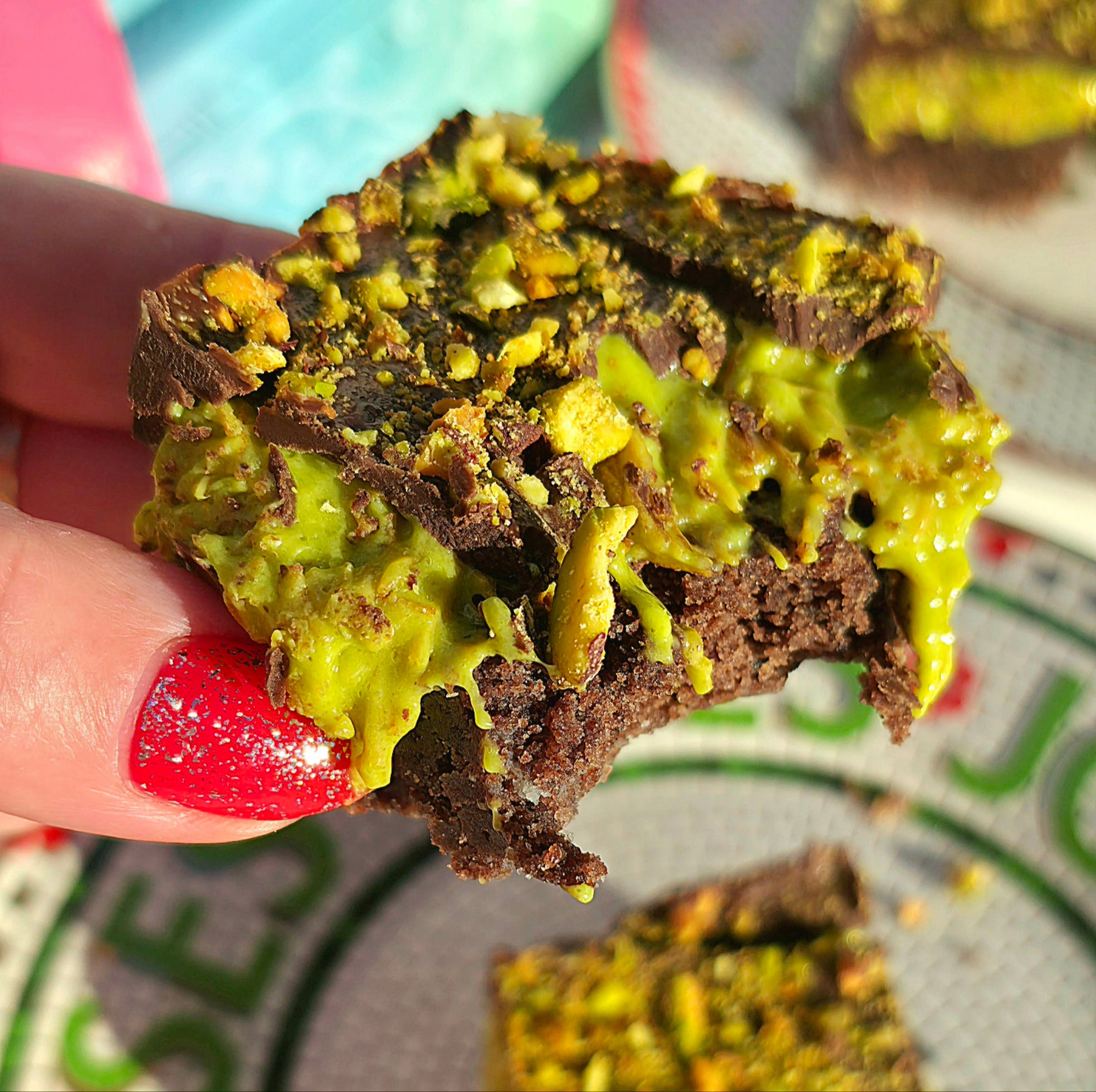 Dubai Pistachio Chocolate Bar Shortbread