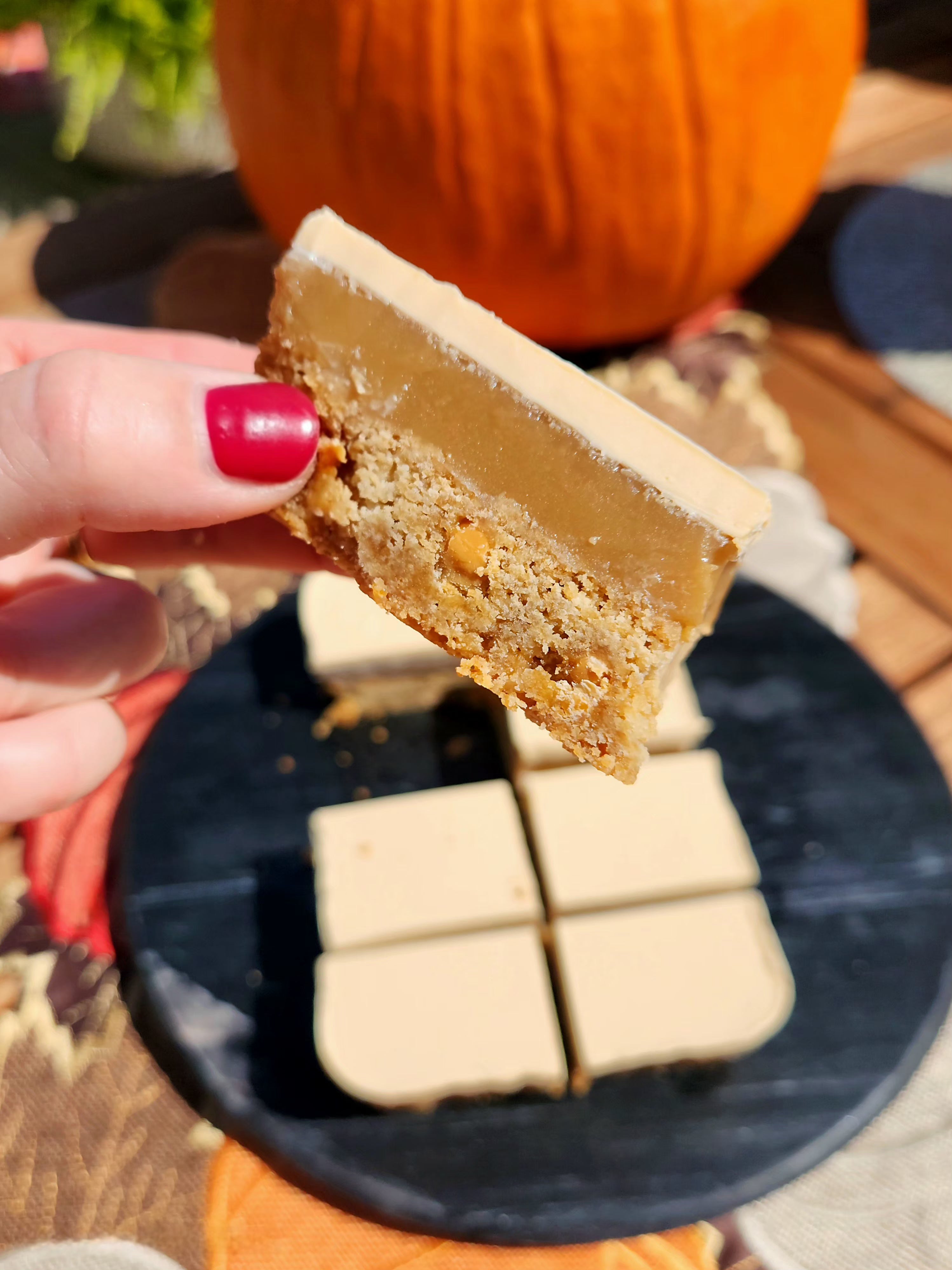 Butterscotch Millionaire's Shortbread