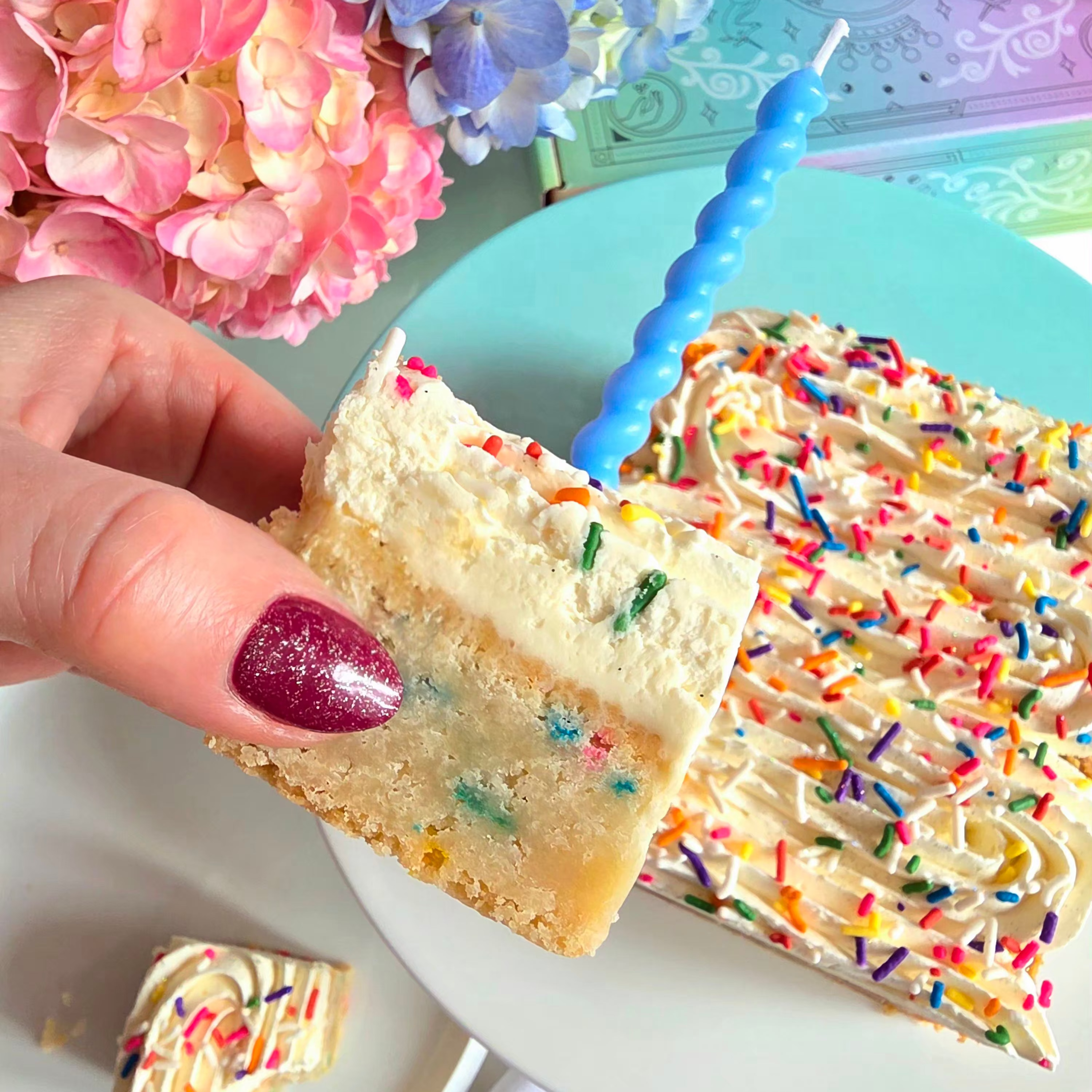 Vanilla Birthday Buttercream Shortbread