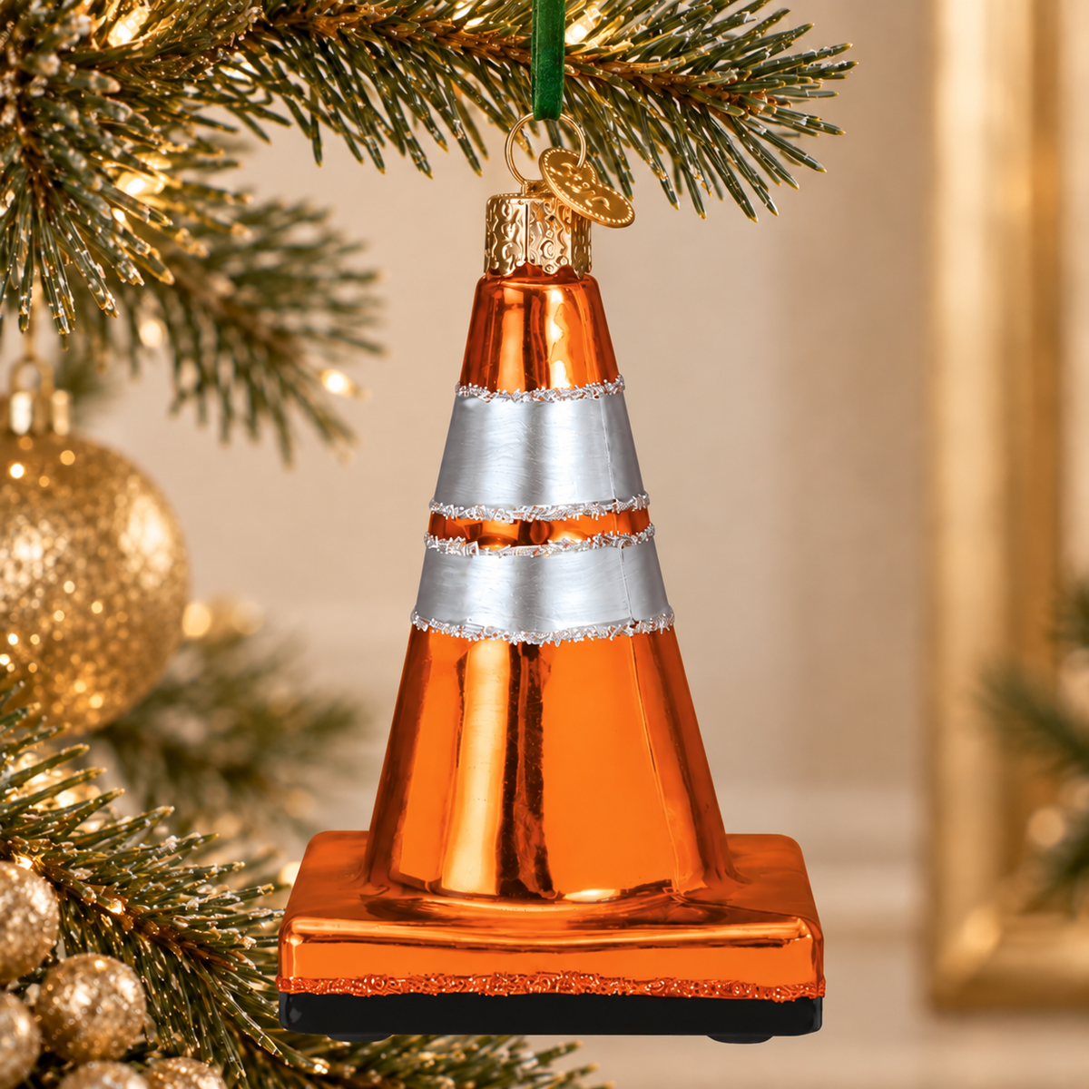Scottish Traffic Cone Ornament