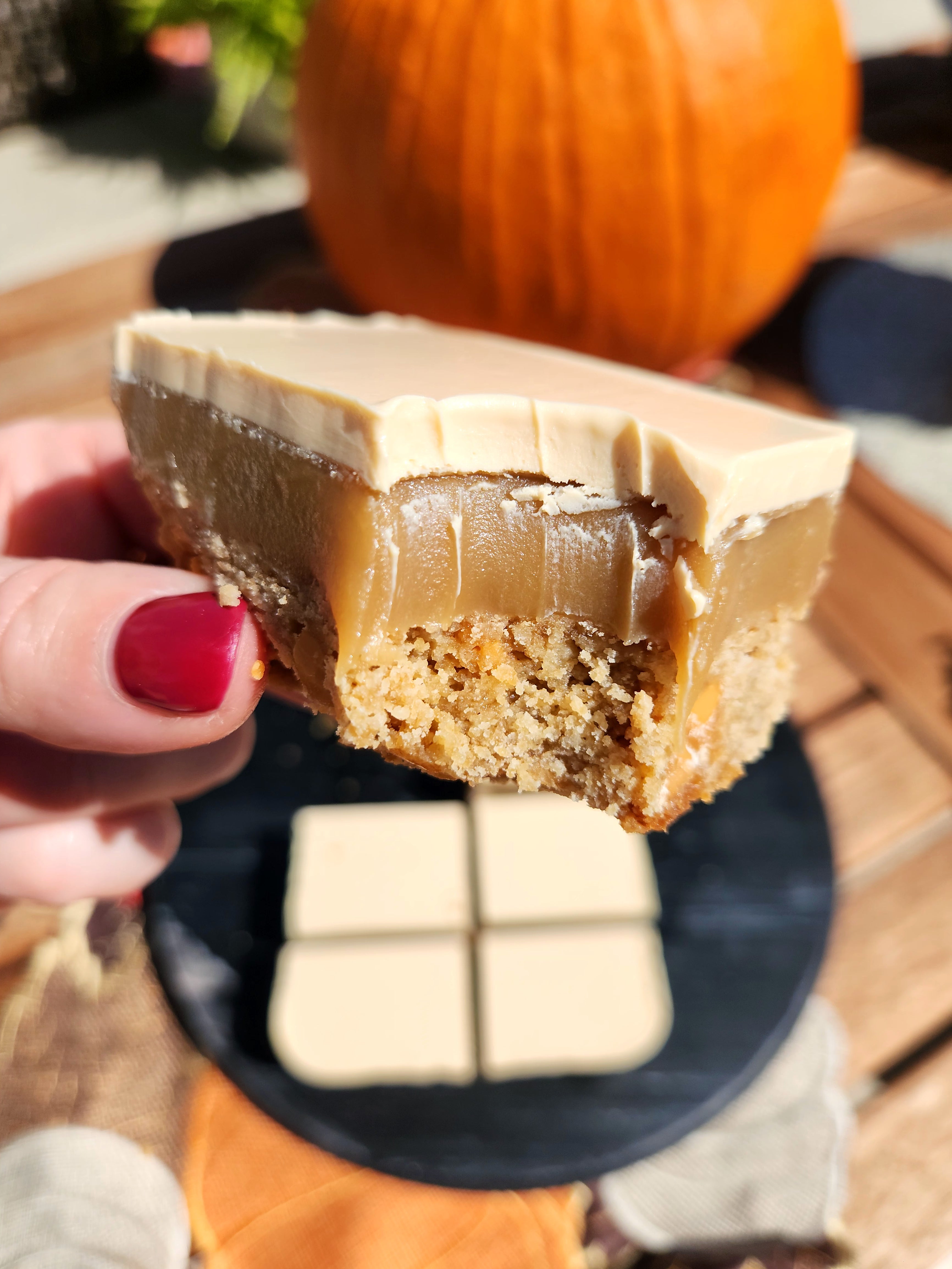 Butterscotch Millionaire's Shortbread