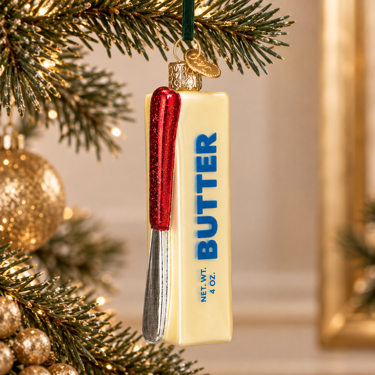 Stick of Butter Ornament
