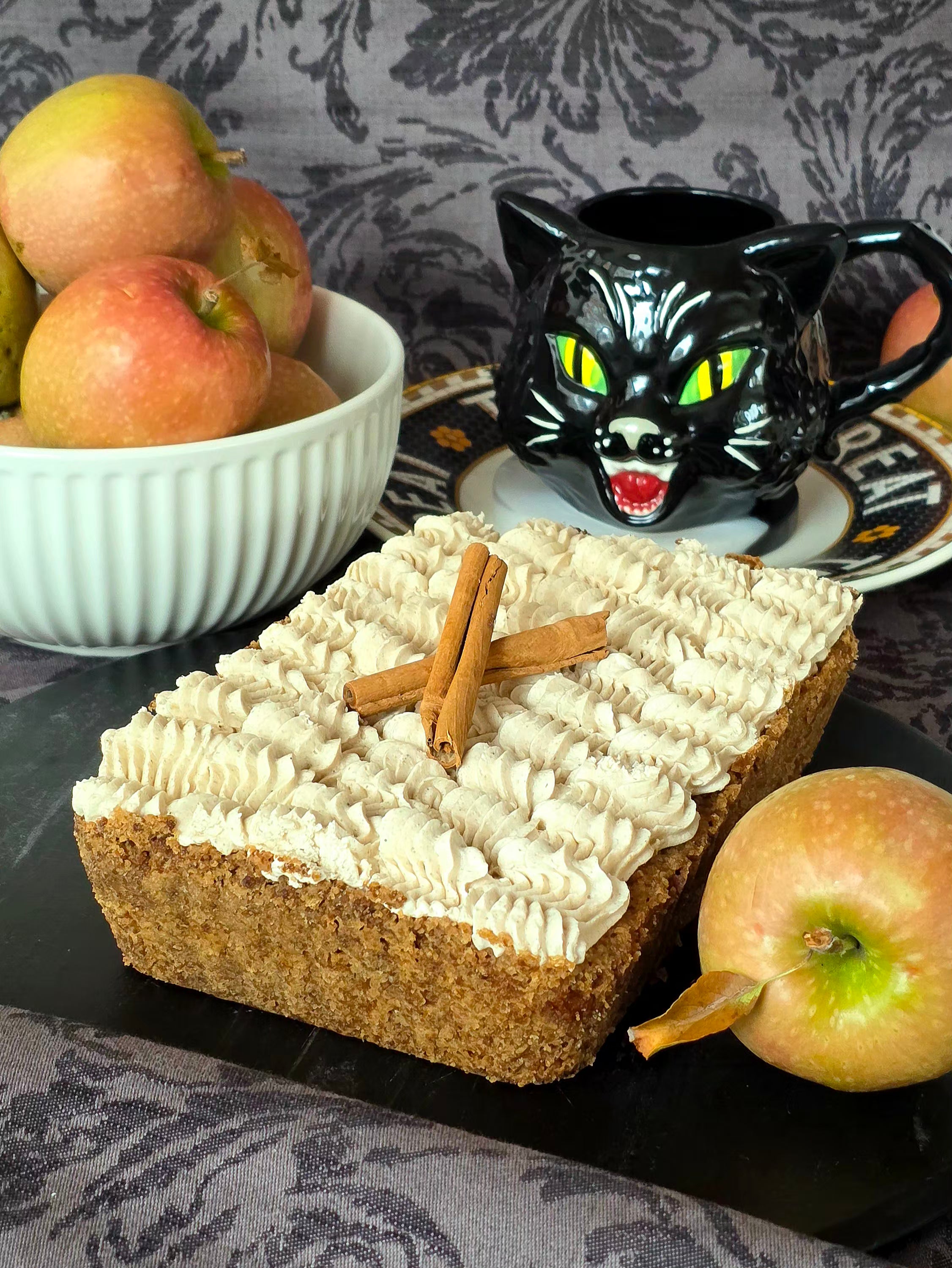 Apple Cider Buttercream Shortbread