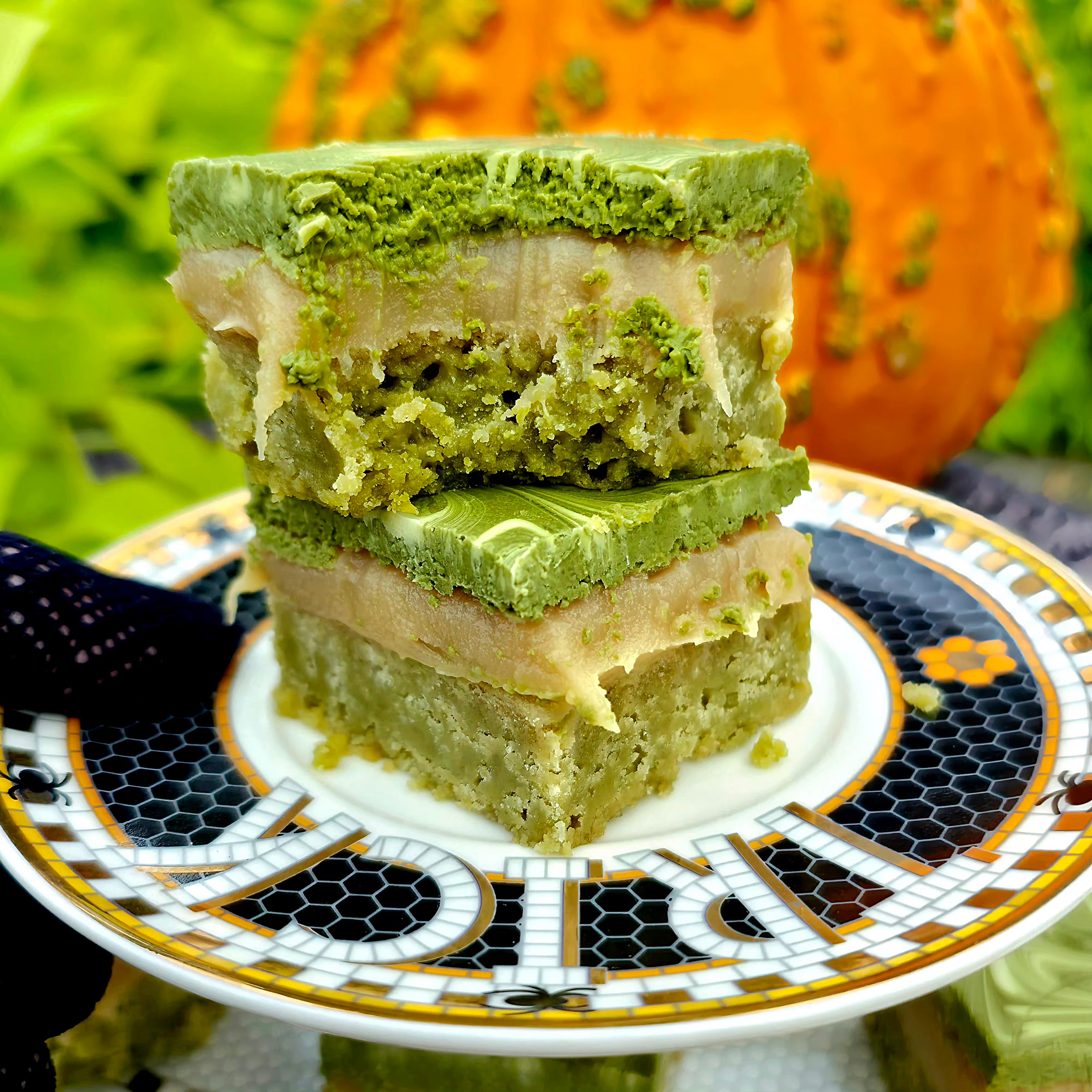 Matcha Millionaire's Shortbread