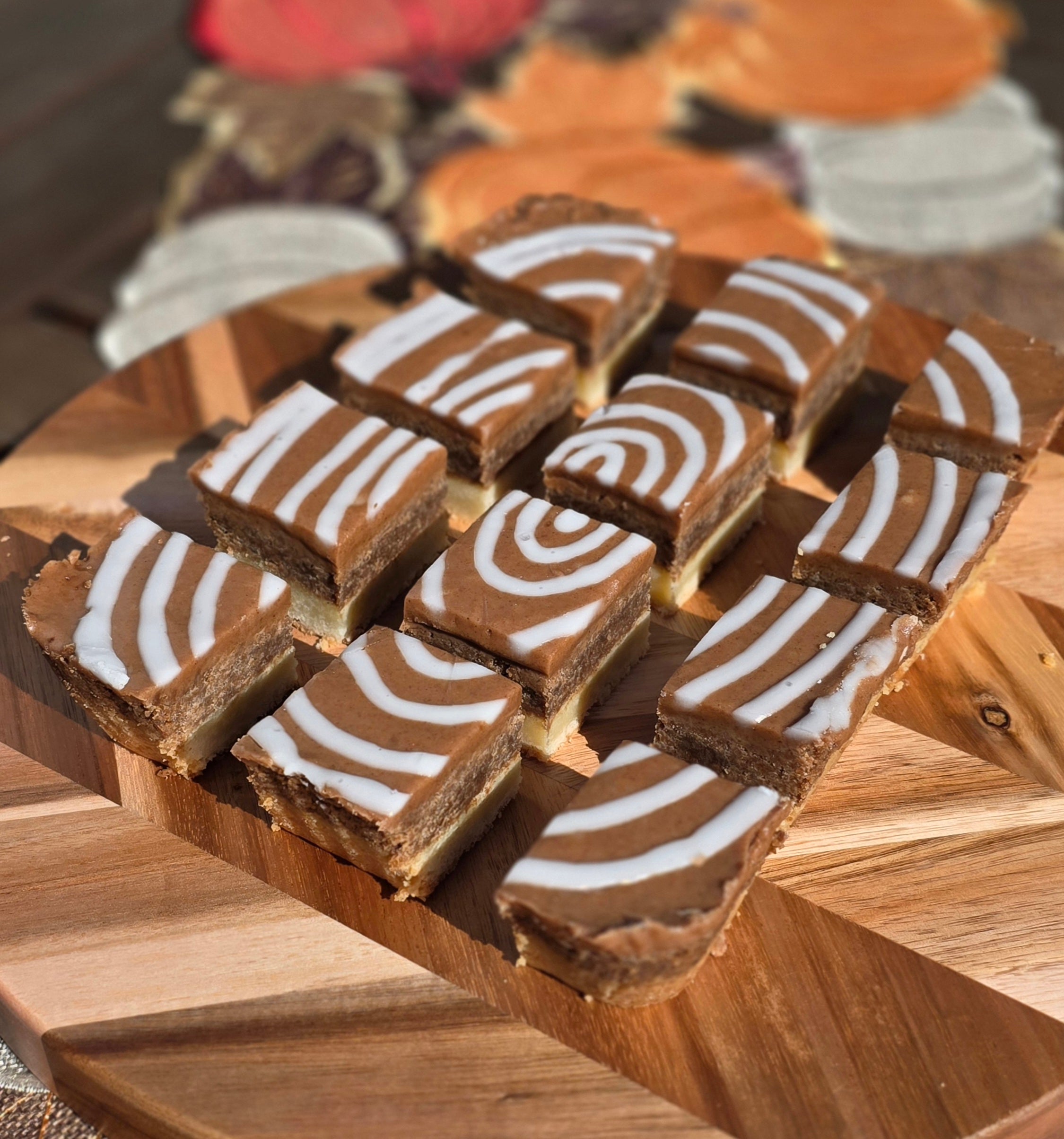 Cinnamon Roll Shortbread