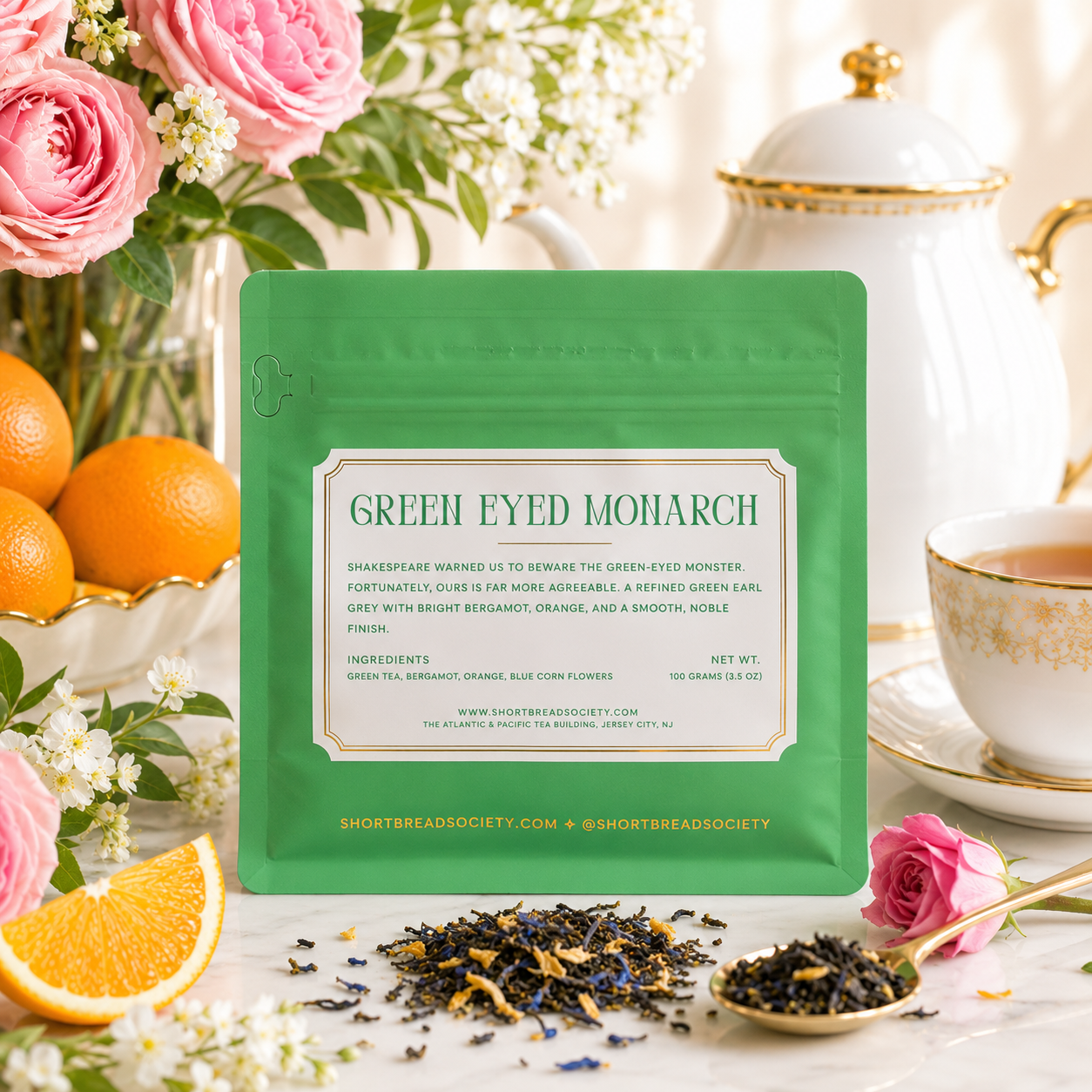 Green Eyed Monarch Tea